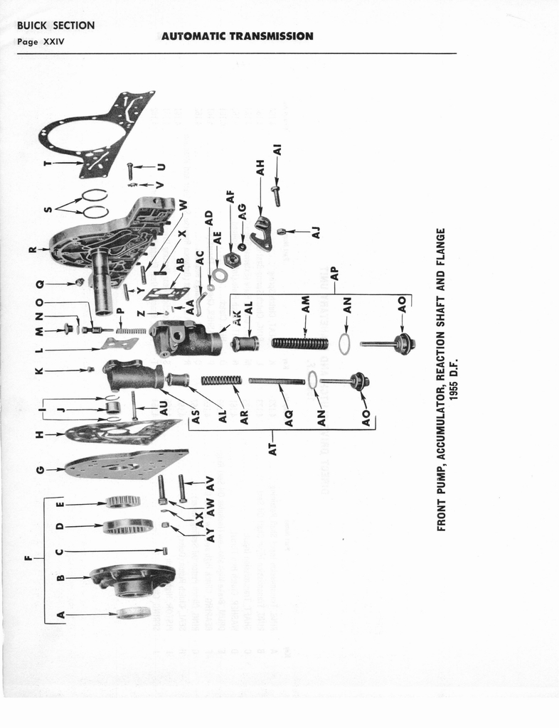A3010 Automatic Transmission Parts Catalog HydraMatic, PowerGlide